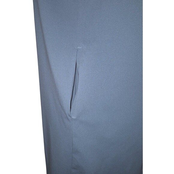 Aday Sleeveless Bonded Stitching LBD Dress Light Slate Blue Norm Core Size Med - Picture 4 of 7